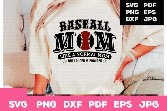 BASEALL MOM LIKE a NORMAL MOM but LOUDER Graphics and Crafts Review