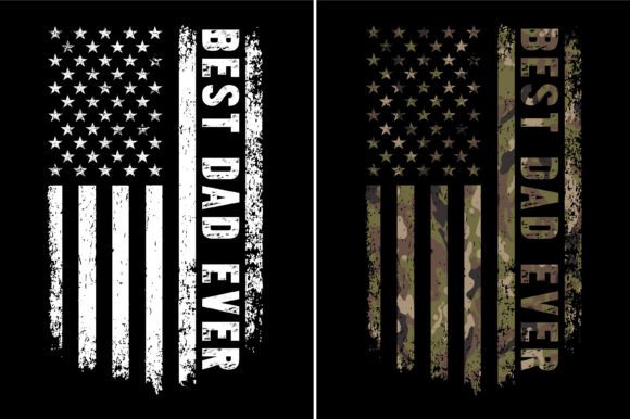 Best Dad Ever – Camo T-Shirt Design Review