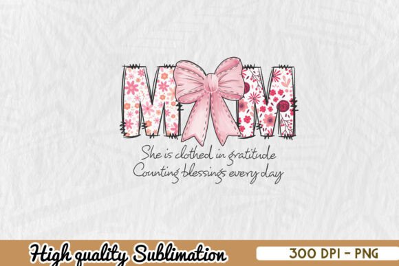 Counting Blessings Every Day Mom PNG: A Versatile Graphic Design Asset for Crafts and Branding