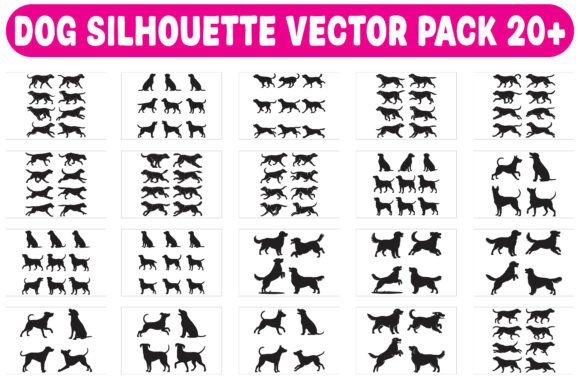 Dog Silhouette Vector Pack for Crafts and Graphics: A Brand Designer’s Review