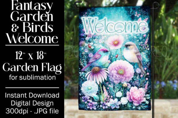 Fantasy Bird Garden Flag Sublimation 5 Review: A Designer's Perspective