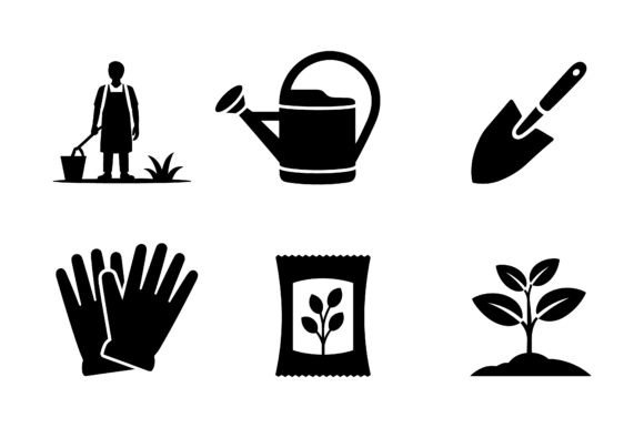 Gardening Horticulture Icon Set EPS: A Designer’s Perspective on Style and Use