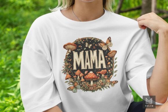 Groovy MAMA Mother’s Day Sublimation Graphic for Crafts and Marketing
