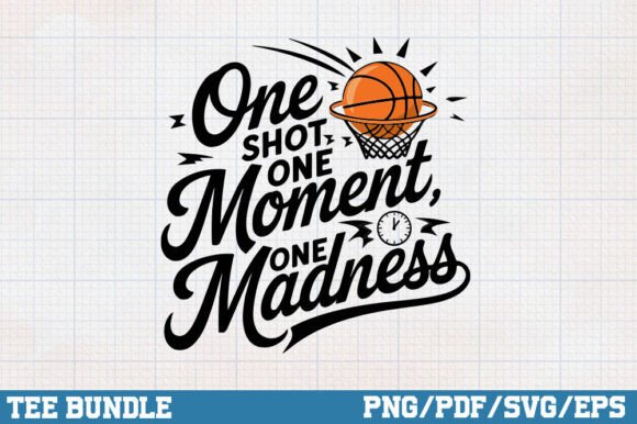 One Shot, One Moment, One Madness – A Graphic Asset for Crafts and Graphics