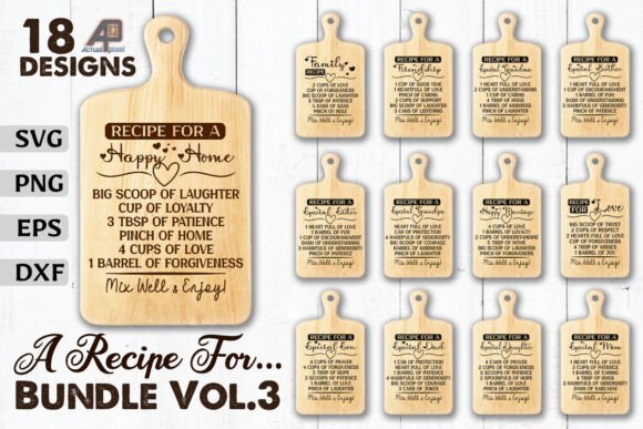 Recipe Quotes for Family Bundle Vol. 3 Review