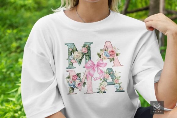 Vintage MAMA Mother’s Day Sublimation Graphics for Crafts